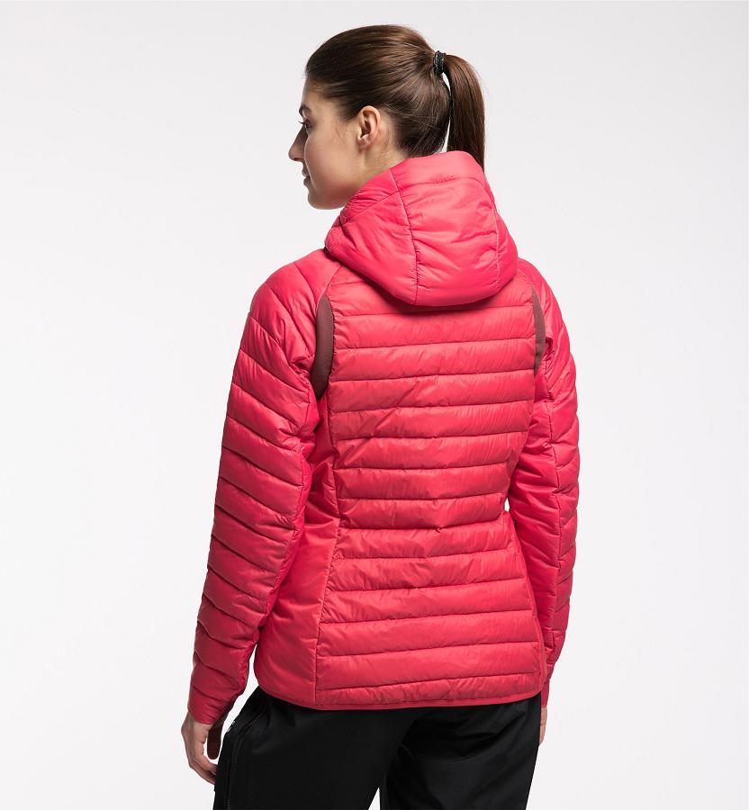 Haglöfs Womens Spire Mimic Down Jacket Red New Zealand 39170TYVX